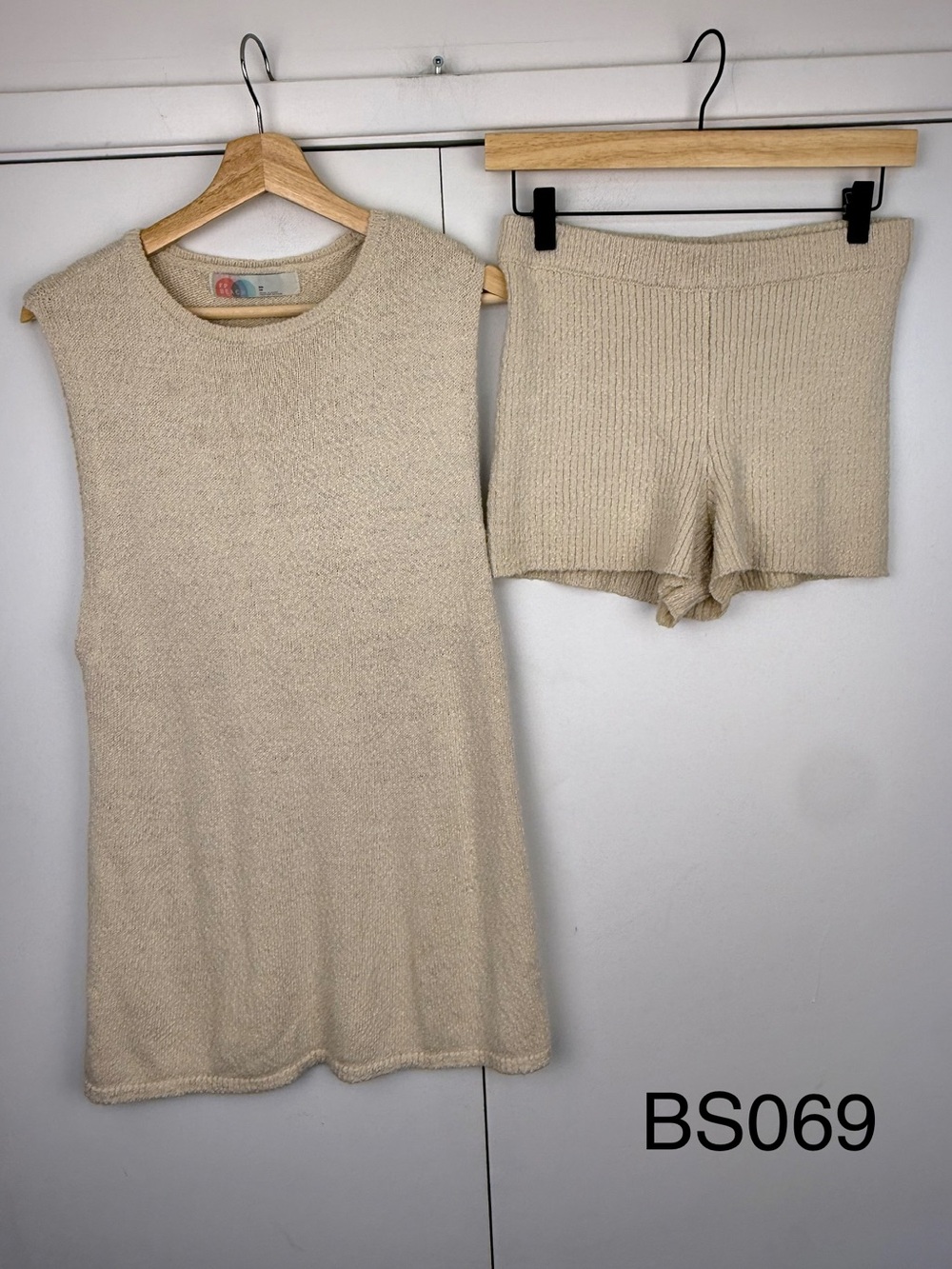 Free People Miranda Sweater Set Wet Plaster XS